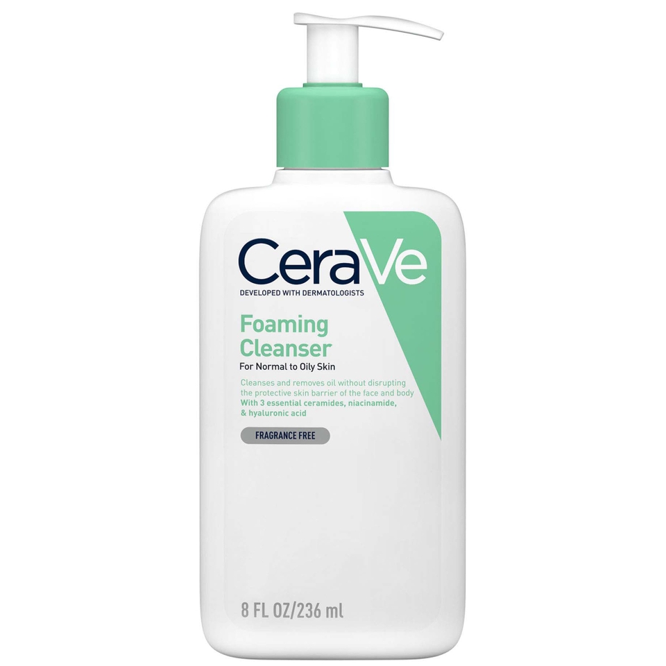 CeraVe Foaming Cleanser with Niacinamide for Normal to Oily Skin 236ml