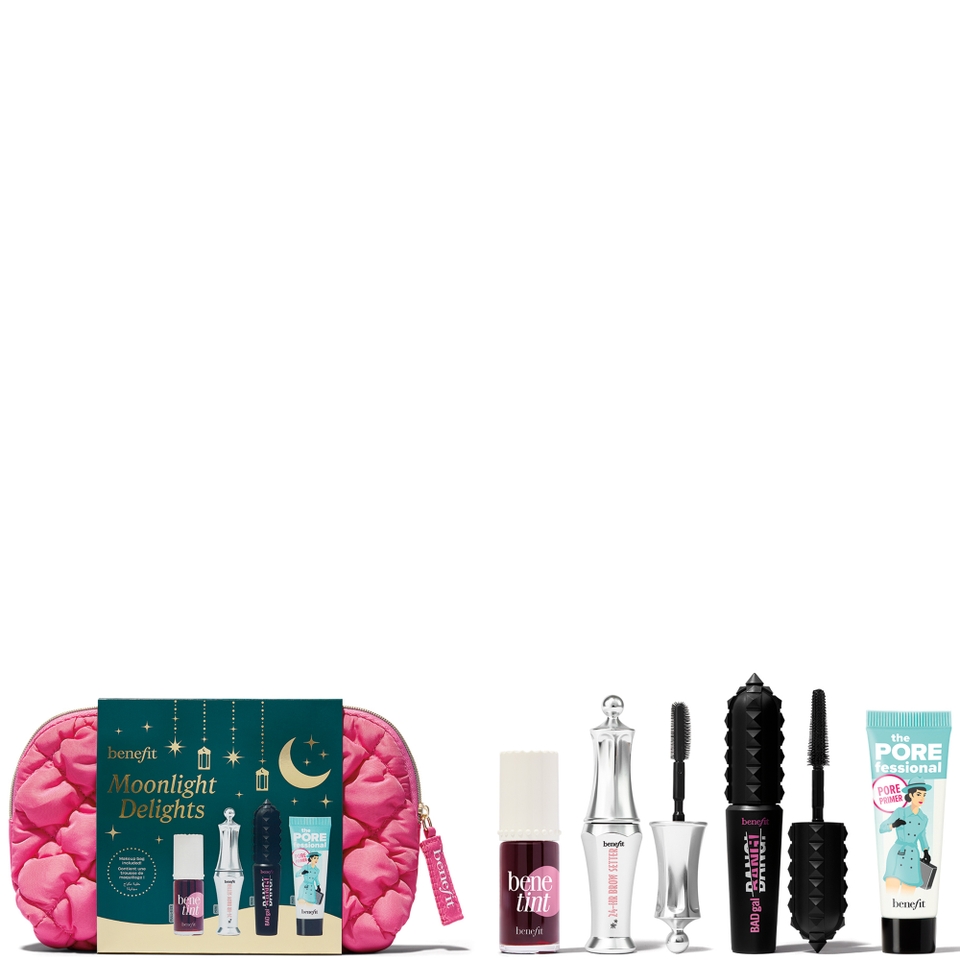 benefit Moonlight Delights Benetint, 24hr Brow Setter, BadGal Bang and Porefessional Gift Set