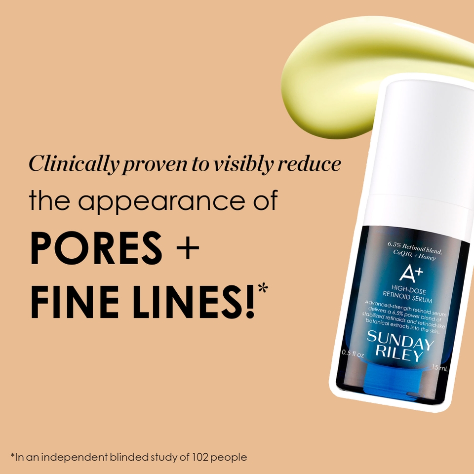 Sunday Riley A+ High Dose Retinol Serum and Luna Oil Travel Size Duo